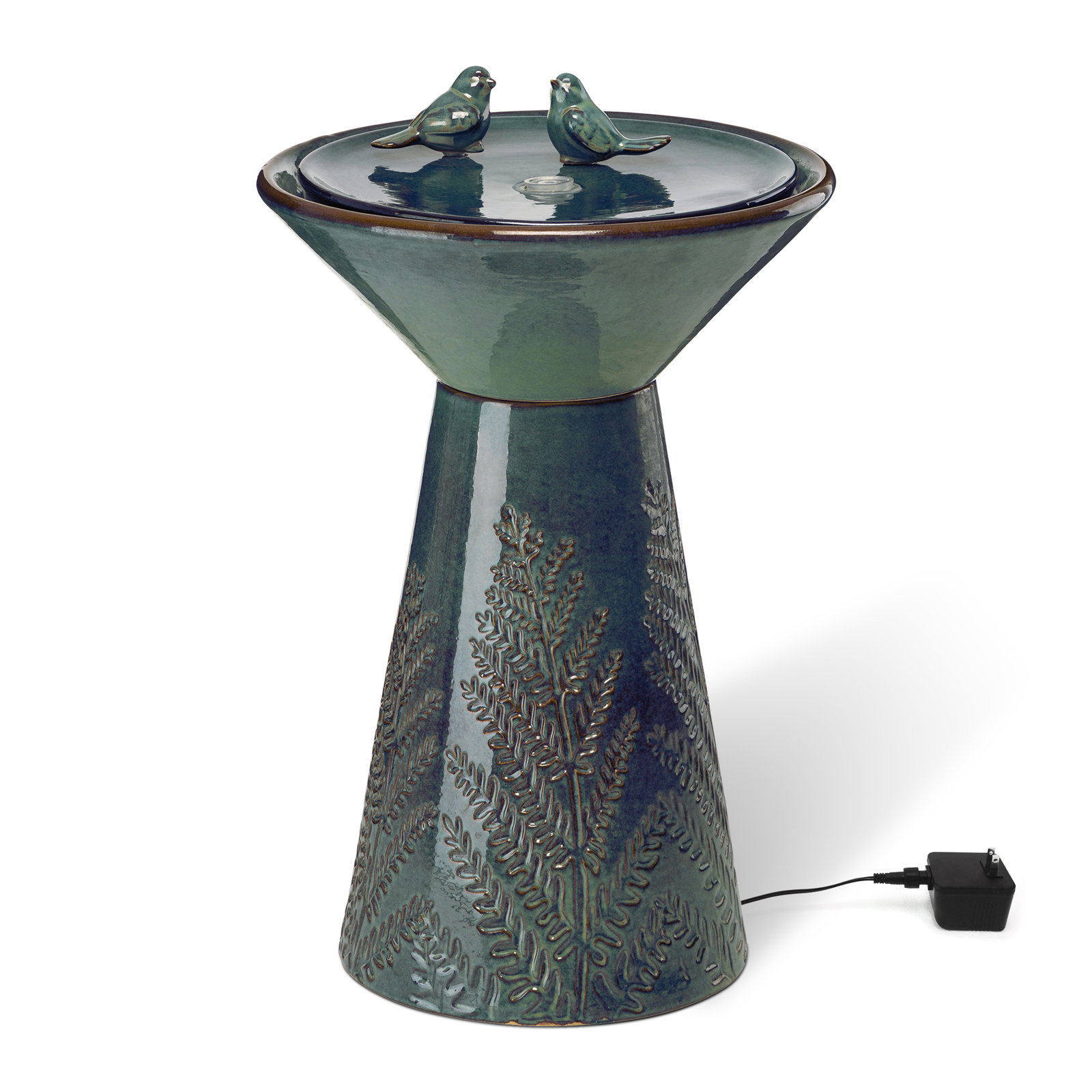 Fountain with Light, Turquoise