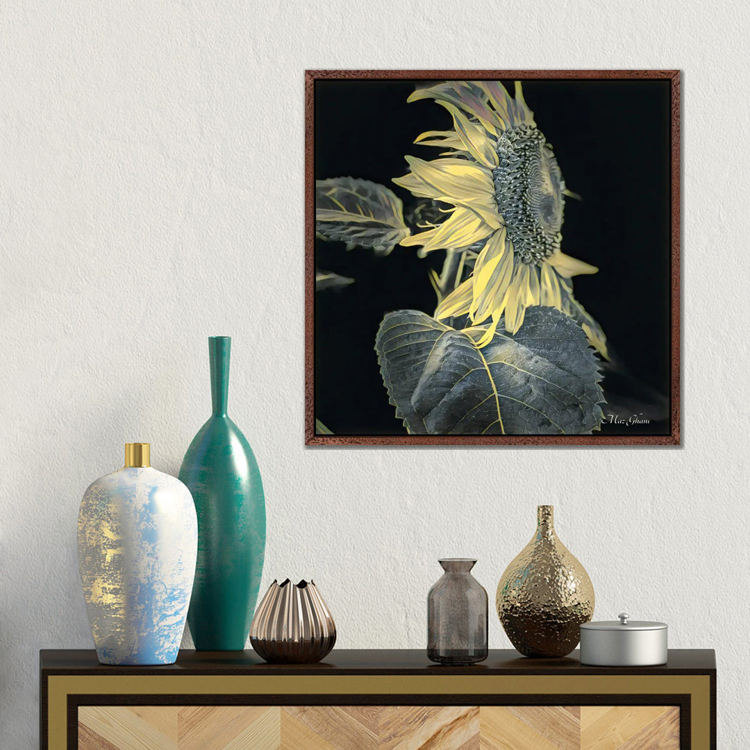 Jaune Et Noir von Maz Ghani - Galerie-verpackte Leinwand Giclée auf Leinwand