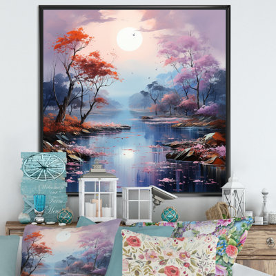 «Mystical Lakes Charm», impression sur toile