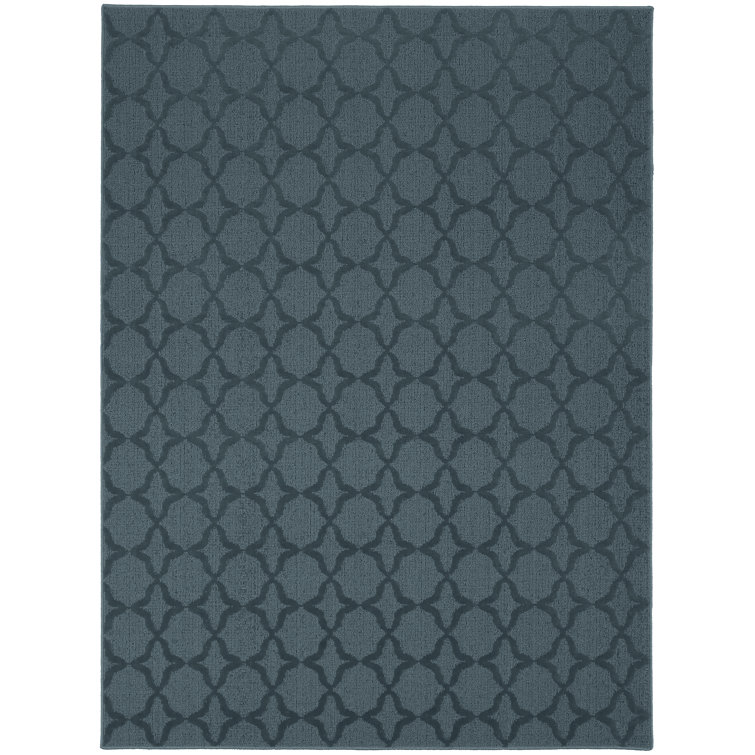 Togut Non-Slip Polypropylene Seafoam Area Rug