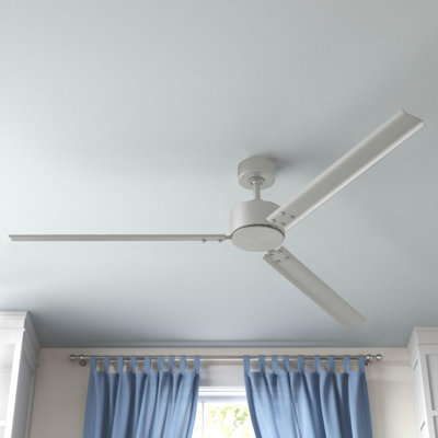 Ventilateur de plafond extérieur à 3 pales 72 "avec commande murale Indy