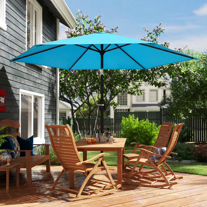 265cm Market Parasol, Blue