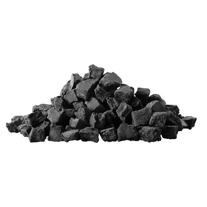 Pierres de lave en céramique noire de 0,8 à 1,2 pouce pour les foyers d'extérieur au gaz et les foyers d'intérieur - pierres sans fumée et réutilisables