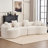 Curved Living Room Chenille Compression Sofa-106722054
