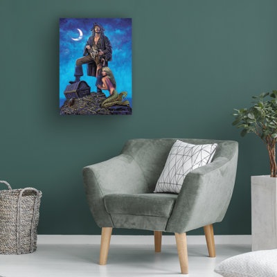 Wil Cormier, «The Golden Mermaid», art sur toile