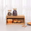 Kitchen Counter Bamboo Bread Storage Bin Natural Bamboo Loaf Container Organizer