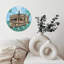 Horloge murale en bois 10 po, mouvement silencieux, à piles (piles AA non incluses), décor artistique, parfait pour les décorations