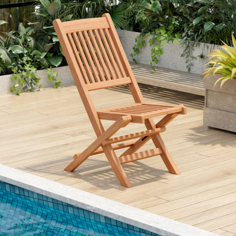 Chaise de patio pliante Red Barrel Studio® Lansu