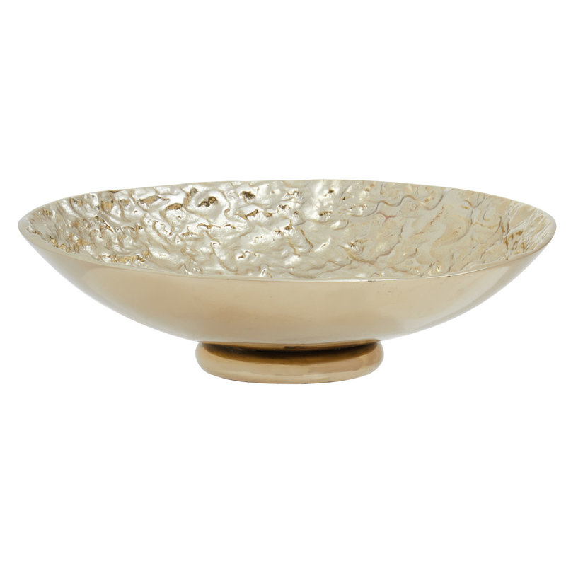 Beric Metal Decorative Bowl 1, Gold
