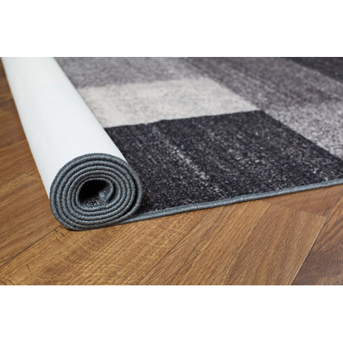 Wrought Studio Akieba Performance Gray Rug & Reviews | Wayfair