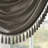Elena Faux Silk Waterfall Embellished 38'' W Single Window Valance-1373194083