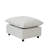 Upholstered Modern Linen Fabric Ottoman-1045943375