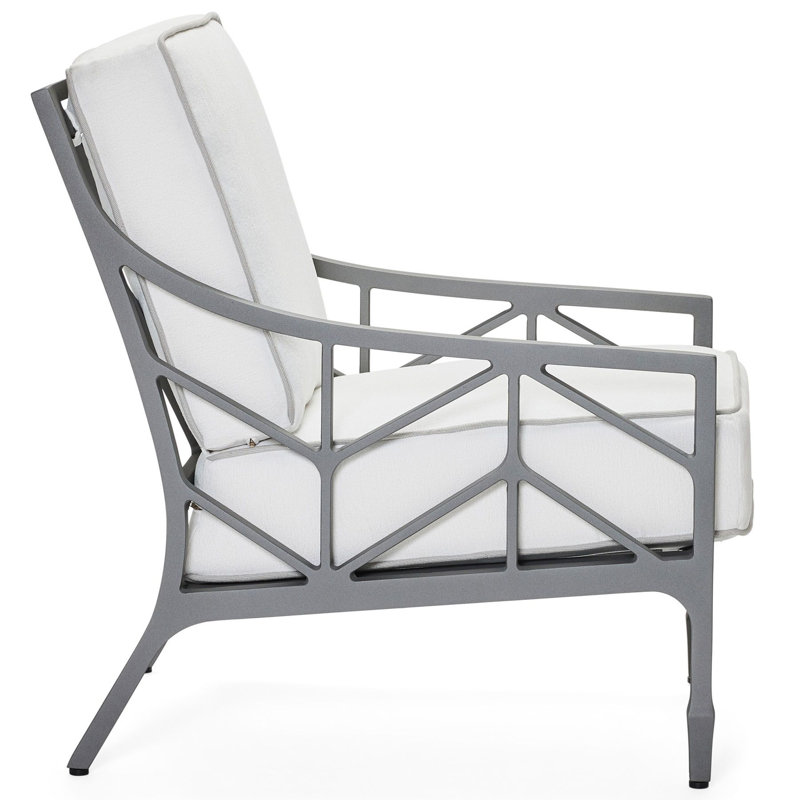 Alberti Outdoor Lounge Chair, Graphite