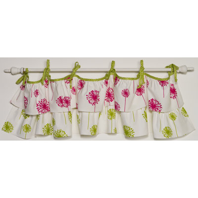Messinger Cotton Floral Tailored Window Valance