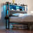 Queen Bed Frame with 2 Storage Drawers, Modern Platform Bed with Charging Station & LED Light, No Spring Box Needed-802878043