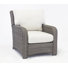 Metal Outdoor Lounge Chair with Ottoman , Sunbrella® Cushions Included
