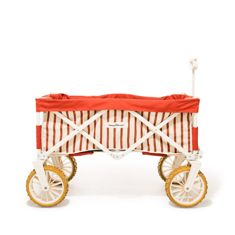 Chariot de plage pliant, Rouge
