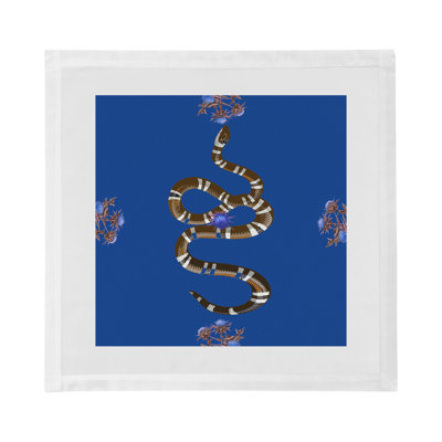 Thistle And Snake Cotton Sateen Dinner Napkins
