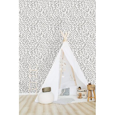 Frink Polar Bear Peel and Stick Wallpaper Roll -  Isabelle & Max™, 35B4BEBD49604F7B80169D3CCBDEC274
