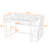 Loft Wooden Bed with Staircase and Shelves-730013241