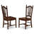 5 Piece Kitchen Table & Chairs Set Includes a Round Dining Table with Pedestal and 4 Dining Room Chairs, Mahogany-1832295020-1752936015