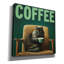  «Coffee Cat» par Rich Monet, art mural sur toile, 26 po x 26 po-1953824132