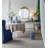 36" X 41" Large Round Wall Mirror With  Metal Frame