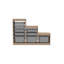 Armoire polyvalente moderne, Sonomo, 51,9 po x 36,6 po x 11,8 po | 100% panneau de particules enduit de mélamine, épaisseur: 0,7 pouce | Nombreuses tablettes, conception à fixation murale | Style scandinave pour des solutions d'organisation et de range-671798119