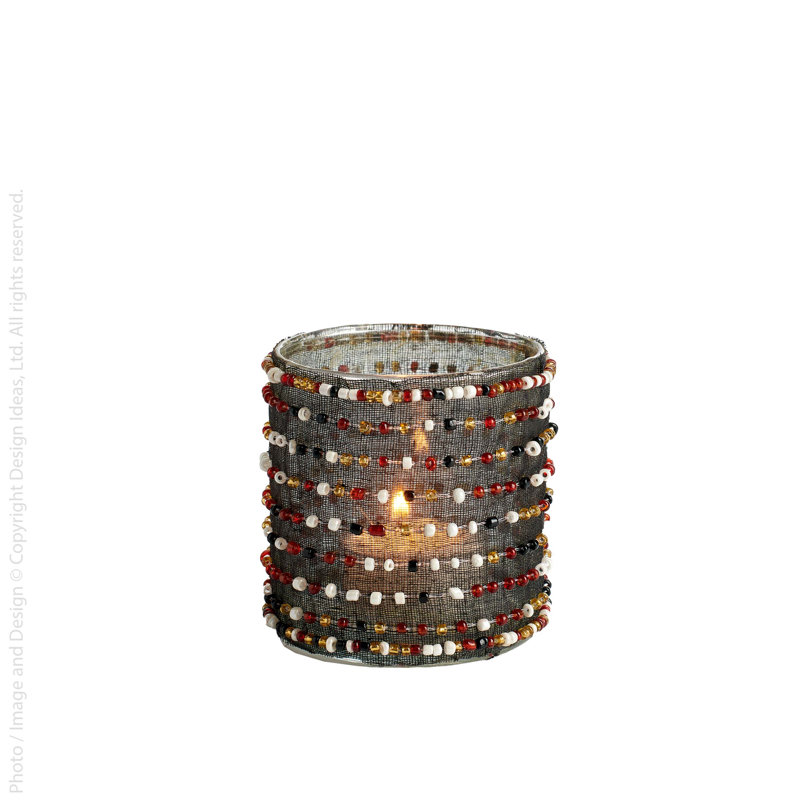 Porte-bougie, H 2,7 po x l 3,1 po x P 3,1 po