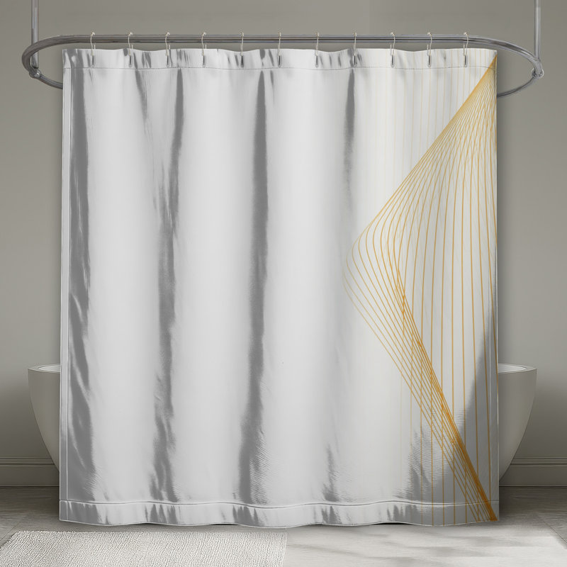 Rideaux de douche incurvés, 70in W x 84in H