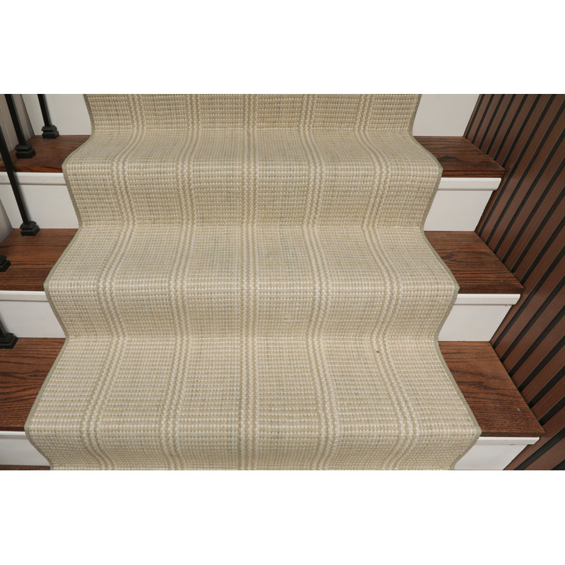 Tapis en laine fait à la main sur mesure, Tapis de couloir 2 pi 7 po x 26 pi