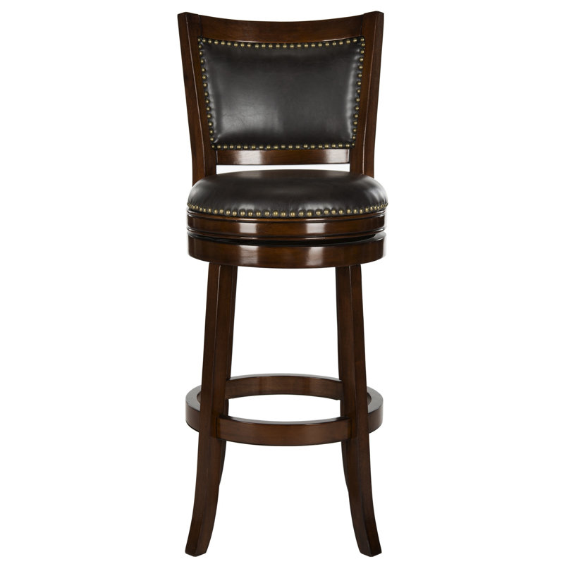 Tabouret pour bar pivotant Brockway, Espresso/Brun