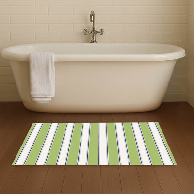Cabana Stripe Non-Skid Bath Mat