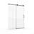 56" - 60" W X 76" H Single Sliding Shower Door, Frameless Bathroom Sliding Door With 1/4" (6Mm) Tempered Glass For Walk-In Shower-122520535