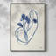 Impression encadrée FLORAL Series DCXLV - Bois massif-121379183