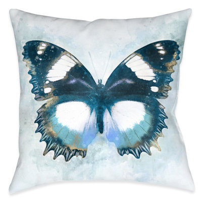 Artful Butterfly Throw Pillow