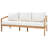 Airwyn 3-Seater Modern Coastal Acacia Wood Outdoor Sofa with Thick Cushions and Curved Back Design-126063199