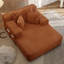 Chaise longue convertible en velours côtelé moelleux avec pochette de rangement-780759052