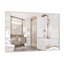 Miroir de salle de bain rectangulaire surdimensionné et moderne, grands miroirs muraux