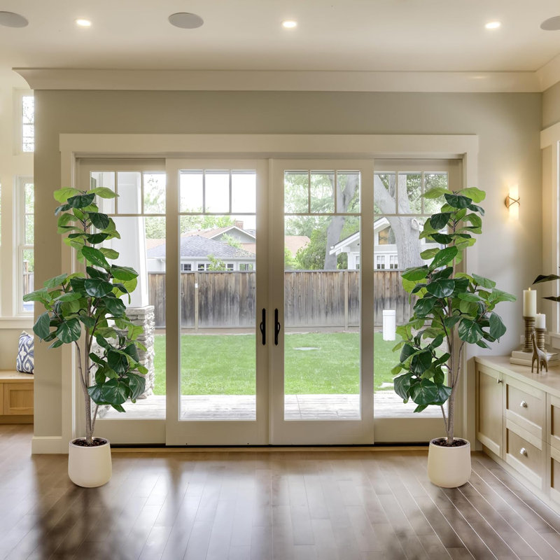 60" Artificial Fiddle Leaf Tree, 72" x 24"