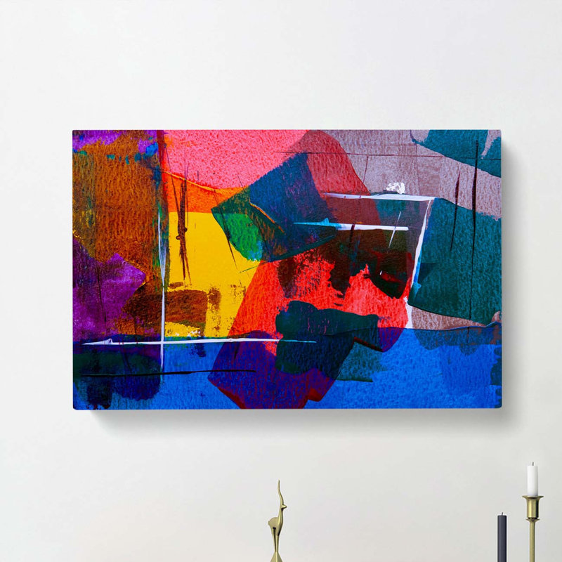 Abstract Art Painting Vol.15 by S.Johnson - Wrapped Canvas Painting, 40cm H x 60cm W x 3cm D