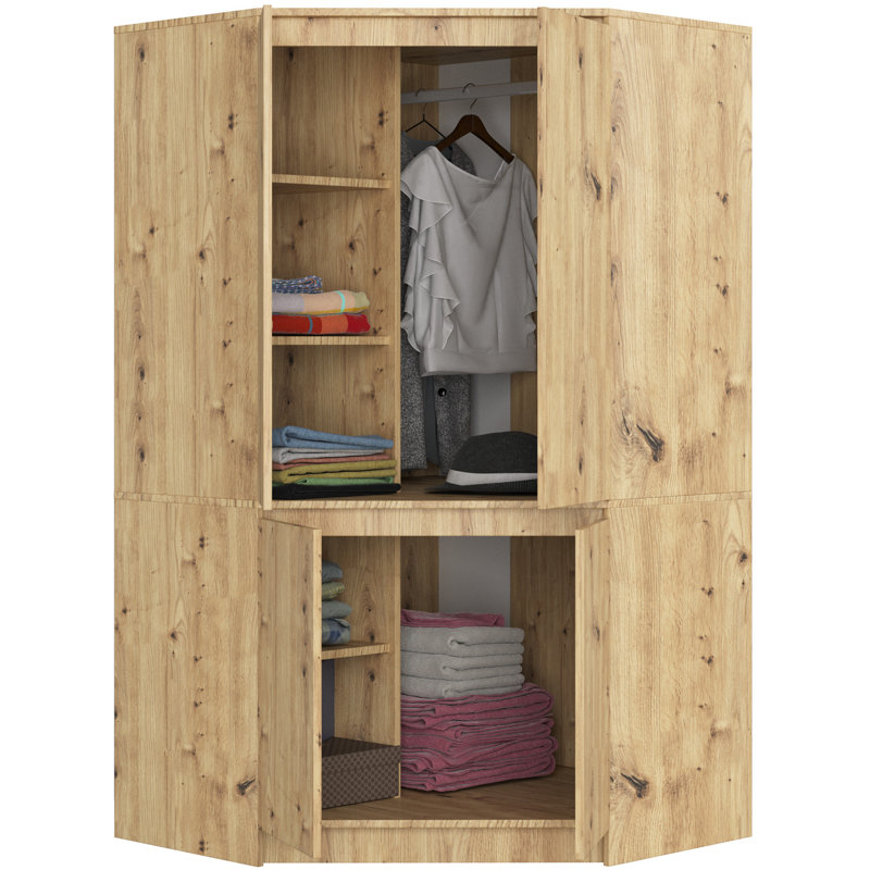 Silenus 4 Door Manufactured Wood Wardrobe