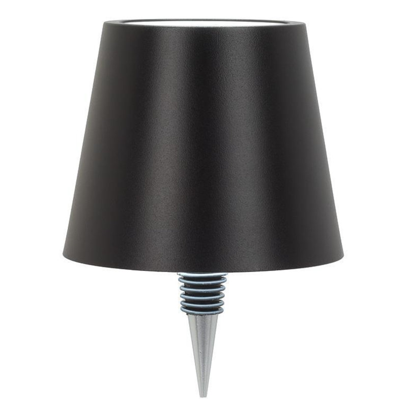 Lampe de table à abat-jour Abbil Trilite Classic, Noir