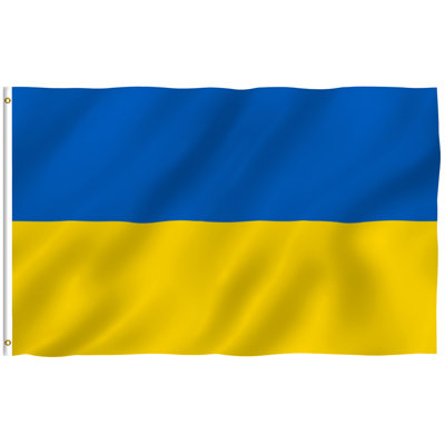 Ukraine Flag Polyester 36 x 60 in. House Flag