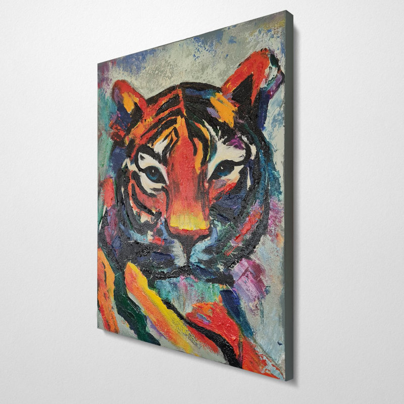 Elena - Wrapped Canvas Painting, 70cm H x 70cm W x 3cm D