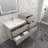 Moreno Bailey Wall Mounted 1 Single Combined Vanity Unit Bathroom Vanity With Acrylic Top
