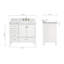 Meuble-lavabo simple 42 po Cambridge-88398687