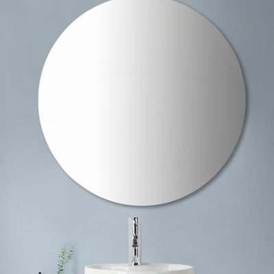 Miroir de salle de bain mural rond