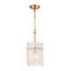 Wiley Single Light Metal Dimmable Drum Chandelier
