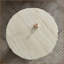 Table basse ronde en fibre de verre